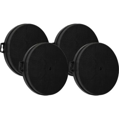 vhbw 4x Filtres à charbon actif compatible avec Airforce EKOI90BK3, EKOI90BK, EKOI60BK3, EKOI60BK2, EKOI60BK hotte aspirante - 21 cm (1/5)
