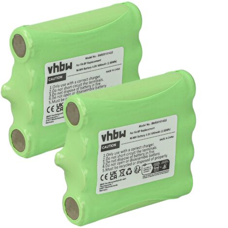 Battery Compatible With Tevion MD 82877, 600 MAh, 2.4 V, Replaces: 5M702BMX, GP0827, GP0845
