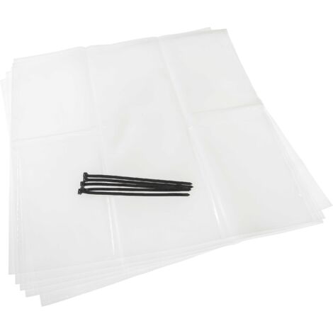 vhbw 5x Sacs pour sciures compatible avec Festool VAB-20, CT-VA-20 aspirateur à sciures, dépoussiéreur - Lot de sacs d'aspiration en polyéthylène (1/5)