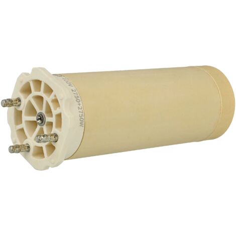 vhbw Élément chauffant remplacement pour Leister 114.418, 107.614 pour pistolet soudeur à air chaud - 5500 W, Noyau en céramique, 4,45 x 12,6 cm (1/5)