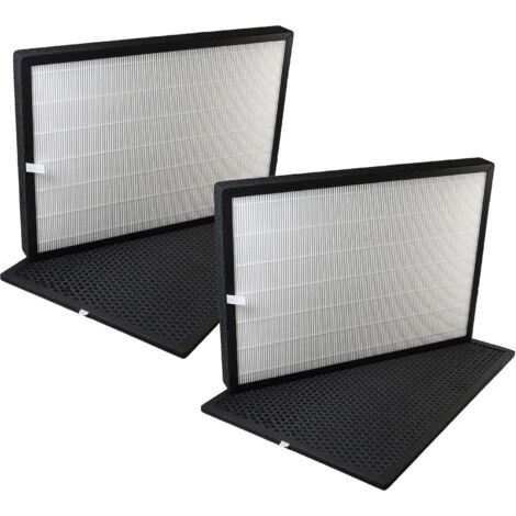 Vhbw Filtro De Aire Compatible Con Rowenta Pure Air Genius PU3080 Genius Pu3080f0 Purificador Filtro Combi Carbon Activado Allergy 77991014 - View #5