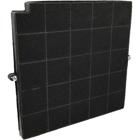 vhbw Filtre à charbon actif compatible avec Electrolux EFCV9029X hotte aspirante - 26,5 x 25,8 x 1,8 cm (1/5)