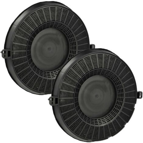 vhbw 2x Filtres à charbon actif compatible avec Ariston SL 16.1 (WH) - F030087, SL 16.1 P (BK) - F030095, SL 16.1 (BK) - F030088 hotte aspirante (1/5)