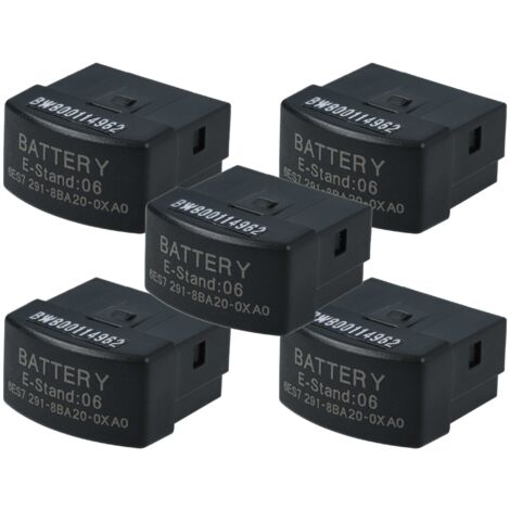 vhbw 5x Pile compatible avec Siemens Simatic Step 7 Micro-Win, S7-22x CPU, BC 291 module de batterie (30mAh, 3V, Li-ion) (1/5)