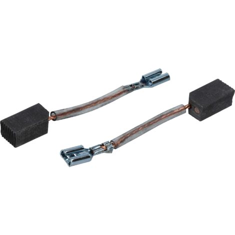 Lot De 2 Balais De Charbon 6x14x19 Mm Pour Alternateurs Bosch - Compatible Nombreuses Références (0101206065, Etc.) - Longueur Câble 25 Mm