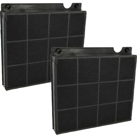 Vhbw 2x Filtres à Charbon Actif Compatible Avec Elica BADIA 09 GRX/F/60