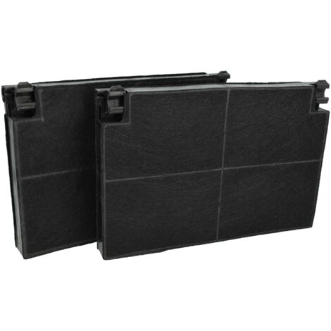 vhbw 2x Filtres à charbon actif compatible avec De Dietrich DHT396XU1, AH4061E1, HE7975E1, HE7975, HE7975E4, HE7975E2, HE8975E1 hotte aspirante (1/5)