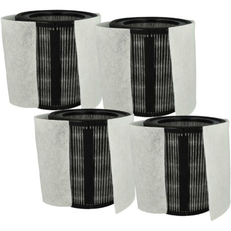 vhbw 4x Filtres HEPA H12 compatible avec Leifheit / Soehnle Airfresh Clean Connect 500 purificateur d'air - Filtre de rechange (1/5)