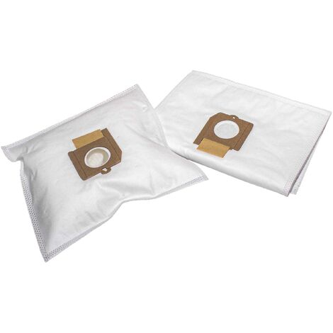 vhbw 10x Sacs compatible avec Miele S930, S938, Art, S920, S926, S928 aspirateur - microfibre non tissée, 28cm x 20cm blanc (1/2)