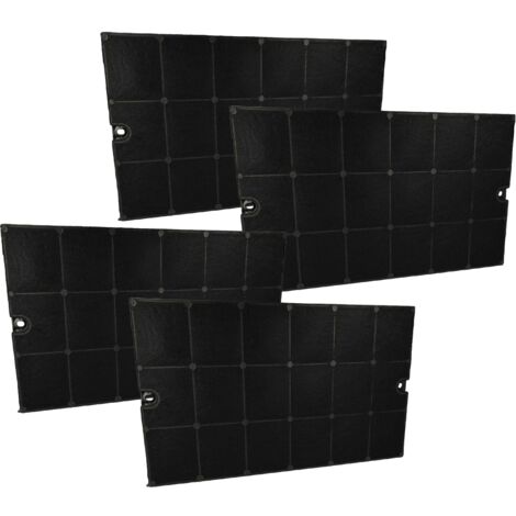 Filtre Charbon Hotte Filtre à Charbon Actif Vhbw Pour Hotte Neff - 23,3x21, 5x2,2 Cm - Remplacement 00705431 Etc. Filtre Pour Hotte Aspirante