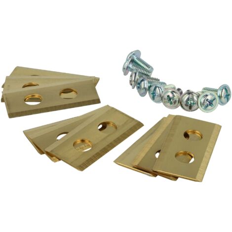 Vhbw Lot De 30 Lames De Rechange Pour Robot Tondeuse Kress Mission – KR110, KR111, KR100, KR112 – Acier Inox, Avec Vis