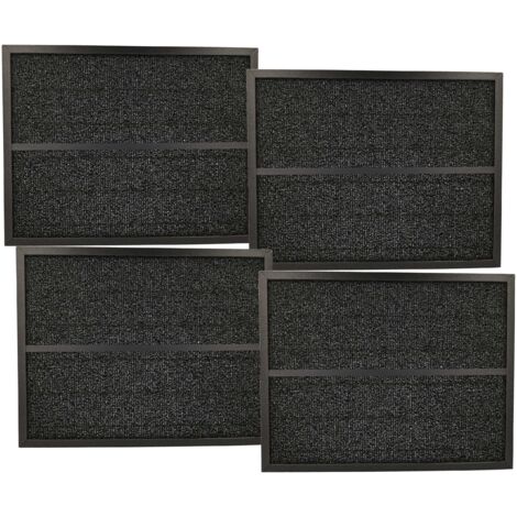 vhbw 4x Filtre à air remplacement pour DeLonghi 5513710001 pour purificateur - multicouches charbon actif + mousse (1/5)