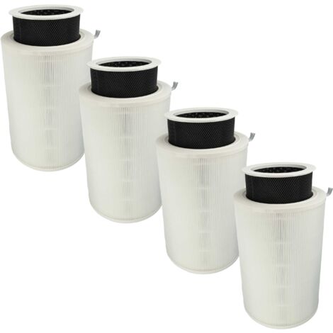vhbw 4x Filtre à air compatible avec Xiaomi Mi Air Purifier 2S purificateur - multicouches préfiltre + HEPA + charbon actif (1/5)