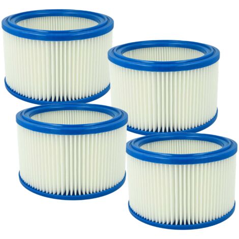 vhbw 4x Cartouche filtrante remplacement pour Makita W29747 pour aspirateur - Filtre pour particules fines (1/5)