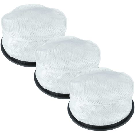 Vhbw 3x Filtre Compatible Avec Tornado TO4620 Aspirateur - Filtre De Sortie Air Blanc Bleu 87877260