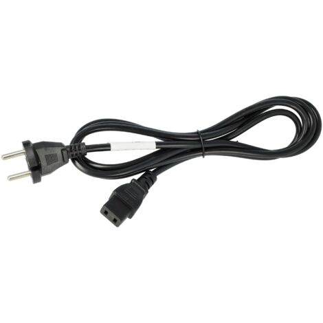 vhbw Câble connecteur euro type F compatible avec Roland MKS-70, MKS-80, MKS-900, MSQ-700, Modell 760, MKS-30, MKS-50, MKS-7 - Prise C9, 2m (1/5)