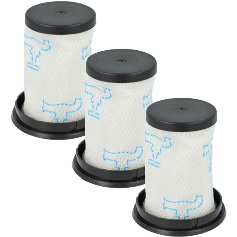 vhbw 3x Filtres séparateurs remplacement pour Rowenta ZR009003 pour aspirateur - Filtre de rechange, lavable noir / blanc / bleu (1/5)