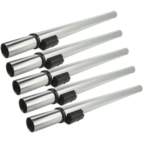 vhbw 5x Tube d'aspirateur compatible avec Electrolux Z951, UZ 945 aspirateur - raccord 32 mm, 60 - 94 cm, noir / argenté, aluminium / plastique (1/5)