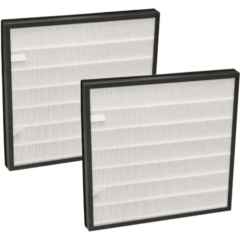 vhbw 2x Filtre à air compatible avec Bielmeier BHG 280 purificateur - multicouches HEPA + charbon actif (1/5)