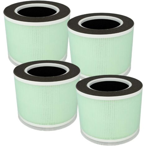 vhbw 4x Filtre à air compatible avec Renpho RP-AP088B purificateur - multicouches préfiltre + HEPA + charbon actif + toile filtrante (1/5)