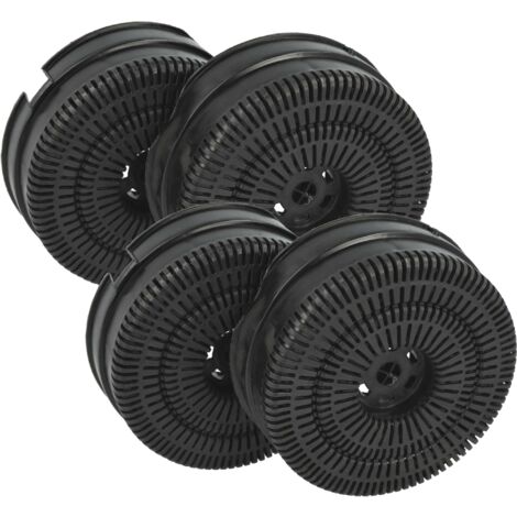 vhbw 4x Actieve koolfilter vervanging voor ATAG KF67, ACC 917, 8900