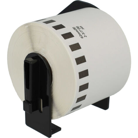 Rouleau D'étiquettes Continu 29 Mm X 30,48 M - Compatible Brother DK-22210 - Blanc, Pour étiqueteuse