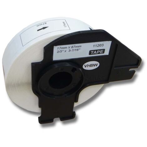 Support Rouleau à étiquettes Pour Brother DK-22205 - Pièce De Rechange Neuf - Noir