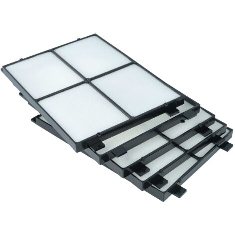 Vhbw Lot De Filtres Remplacement Pour Zehnder 400100091 Pour Appareil De Ventilation Filtre A Air G4 F7 4 Pcs 24 X 12 X 5 Cm Blanc 88701544