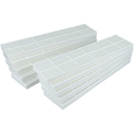 vhbw 10x Filtres à air G3 / ISO Coarse 30% remplacement pour Zehnder 990322100 pour ventilateur