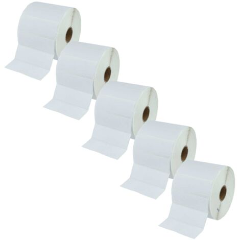 10 Rouleaux D'étiquettes Thermiques 100x50 Mm - 1000 étiquettes Par Rouleau - Compatible Zebra, Citizen, Sato, Honeywell Et Autres - 9