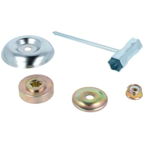 vhbw Kit de fixation 5 pcs pour brosse de désherbage compatible avec Stihl FS220, FS160, FS180 coupe-bordures, taille-haies, outils de jardin (1/5)