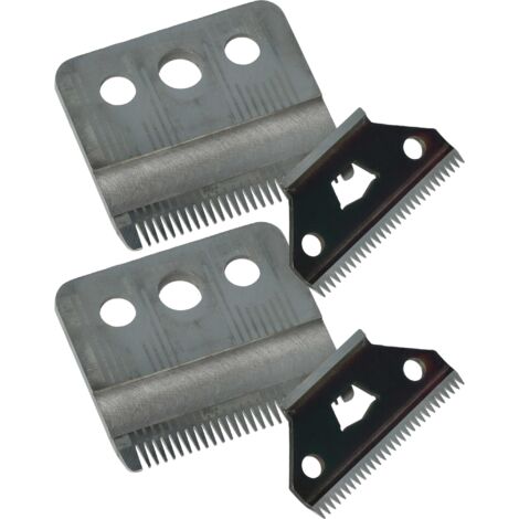 vhbw 4x lames de rechange (2x grand couteau, 2x lame de précision) compatible avec Grundig type 4355, type 4355 ME, type 4345 tondeuse à cheveux (1/5)
