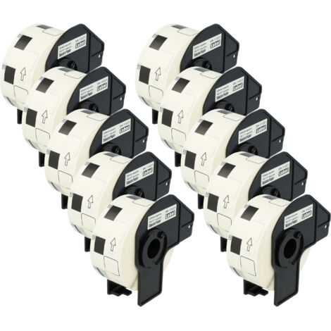 Vhbw Rouleau Étiquettes 51mm X 26mm (1552 Étiquettes) Compatible Brother TD-2130 TD-4100N