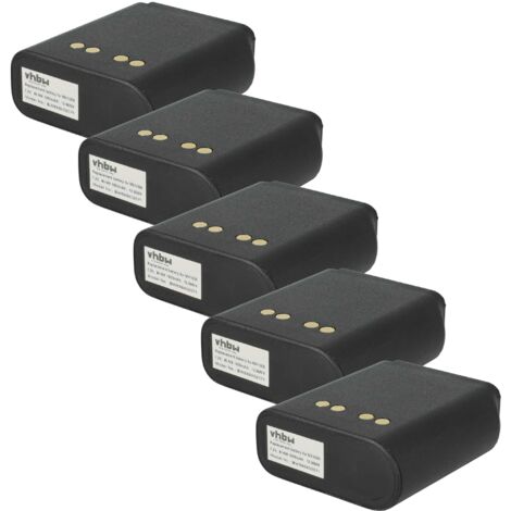vhbw 5x Batterie compatible avec Motorola MX3000, MX2000, MX1000, Saber ...