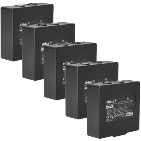 Vhbw 2x Batterie NiMH 2200mAh Per Hetronic 900, 68300900 E HE900, Per Radiocomandi Industriali