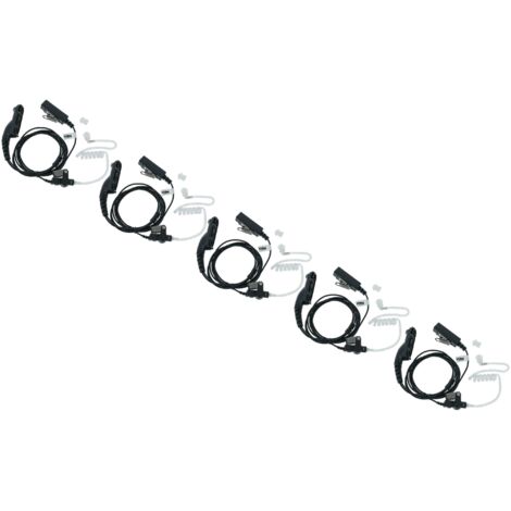 Oreillette Discrète Vhbw Avec Tube Transparent Pour Motorola GP330 GP328 GP338 Talkie-Walkie – Qualité Pro