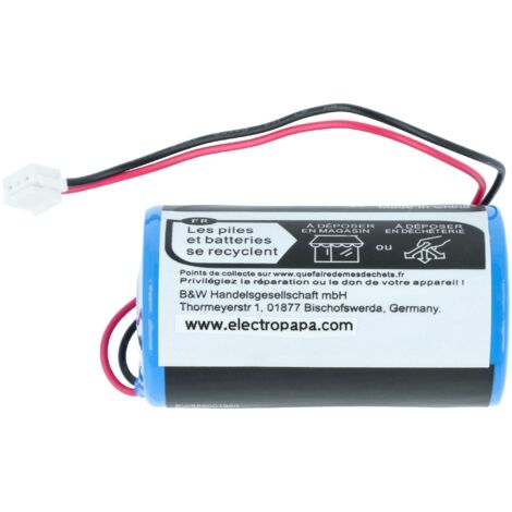 vhbw 2x Pile compatible avec DSC WT4911R, WT8911 ALEXOR système d ...