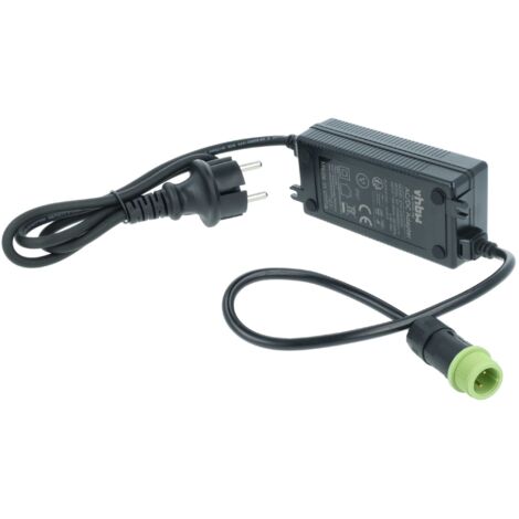 vhbw Chargeur remplacement pour Worx WA3751, WA3775, WA3762 pour batterie de robot tondeuse