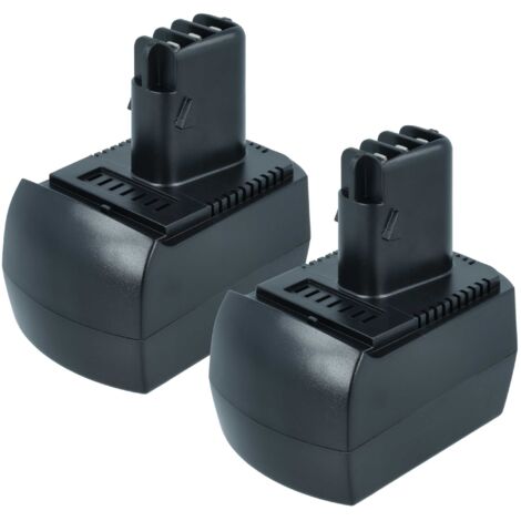 vhbw 2 x accu compatibel met Metabo BZ 12 SP, SSP 12, BSZ 12 Impuls, BSZ 12 Premium, BS 12 SP, BSZ 12 gereedschap (1500 mAh, NiMH, 12 V