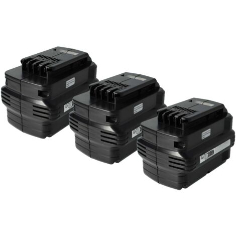 vhbw 3x Batterie compatible avec Dewalt DW004K, DW004K-2, DC224KB, DW004, DW005, DW004K2C, DW004K2H outil électrique (3000 mAh, NiMH, 24 V) (1/5)