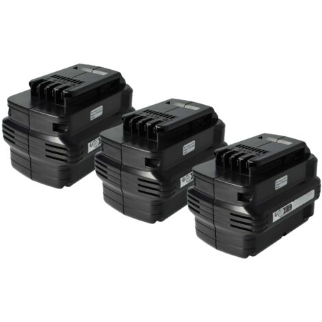 vhbw 3x Batterie remplacement pour Dewalt DW0241, DW0242, DW0240, DW0243, DW0242-XRP pour outil électrique (3000 mAh, NiMH, 24 V) (1/5)