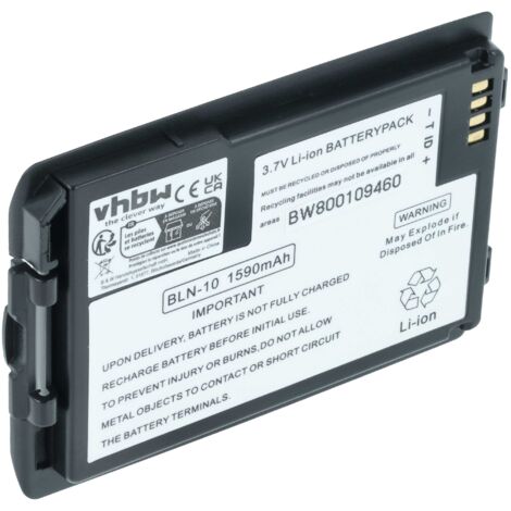 vhbw 1x Batterie compatible avec EADS Tetra Cassidian TH1N, P8GR radio talkie-walkie (1590mAh, 3,7V, Li-ion) - Remplacement pour BLN-10, HT9980AA (1/5)