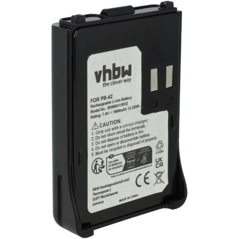 Batterie Kenwood TH-22E 1000mAh Batterie Vhbw Compatible Kenwood TH-22E, TH- 208, TH-22AT, TH-308, TH-42AT, TH-44AT – 1000mAh, 6V, NiMH – Remplace PB-32, PB-33 – Livrée Avec Cache De Protection Batterie Kenwood TH-22E 1000mAh Batterie Vhbw Compatible Kenwood TH-22E, TH- 208, TH-22AT, TH-308, TH-42AT, TH-44AT – 1000mAh, 6V, NiMH – Remplace PB-32, PB-33 – Livrée Avec Cache De Protection