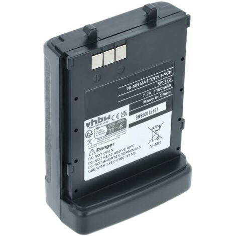 Vhbw Akku Für Icom Funkgeräte – 1000 MAh, 7,2 V NiMH, Kompatibel Mit IC-W32A, IC-Z1E U.a.