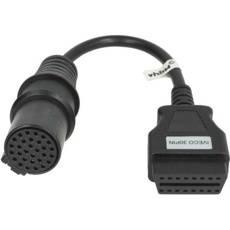 Adaptateur OBD2 Aramox 38 Broches Vers 16 Broches - Câble De Diagnostic Pour Camion, Longueur 30 Cm, Noir