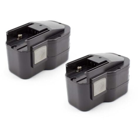 vhbw 2x Batterie compatible avec Milwaukee LokTor S 12 TXC, S 12 TX, S 12 PX, P 12 TXC, P 12 TX, P 12 PX outil électrique (1500 mAh, NiMH, 12 V)