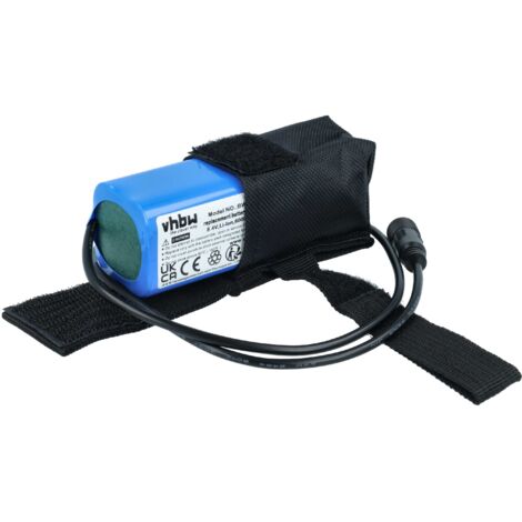 Bloc de batteries pour lampe et phare de vélo - 7800mAh 8,4V Li-ion
