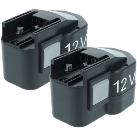 vhbw 2x Batterie compatible avec Milwaukee 49-24-0150, 6560-24, 6560-23, 6560-21, 6560-20, 0602-22, 0602-20 outil électrique (1500 mAh, NiMH, 12 V) (1/5)