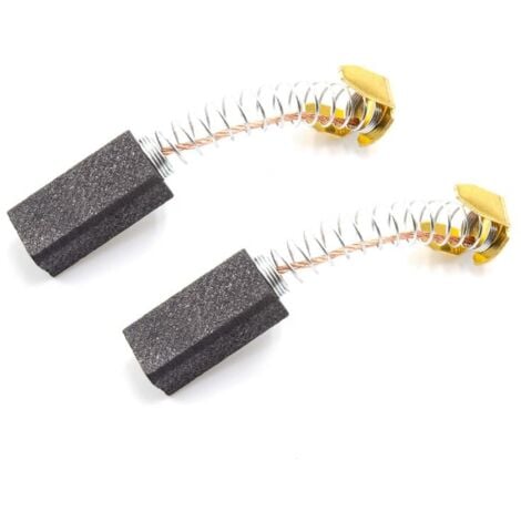 Puupaa Lot de 2 balais de charbon pour moteur électrique Parkside PBH 1500  A1-6 x 10 x 14 mm : : Bricolage