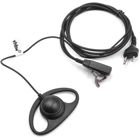 vhbw Oreillette compatible avec Midland GXT990, LXT100, GXT991, GXT850, GXT800, GXT950, GXT899, GXT789, GXT799, GXT795 radio talkie-walkie (1/3)